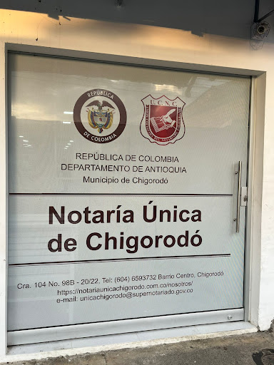 NOTARIA UNICA DE CHIGORODÓ