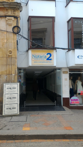 Notaria 2 Tunja Boyacá