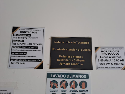 Notaría Única del Círculo de Tocancipá
