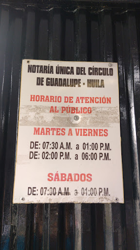 NOTARIA UNICA DE GUADALUPE