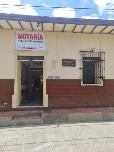 NOTARÍA ÚNICA DE SAN JERÓNIMO