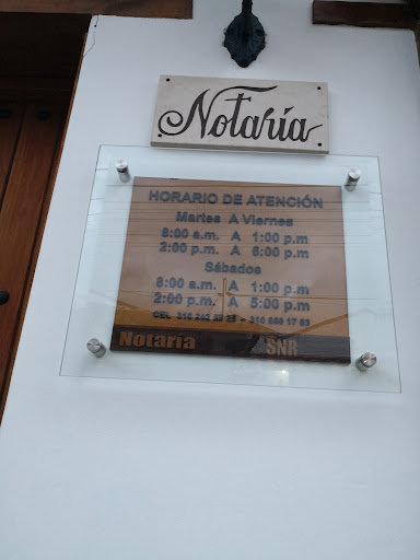 Despacho notarial de Villa de Leiva