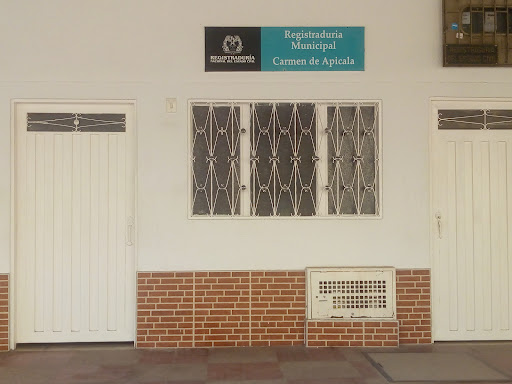 Registraduría municipal Carmen de apicala